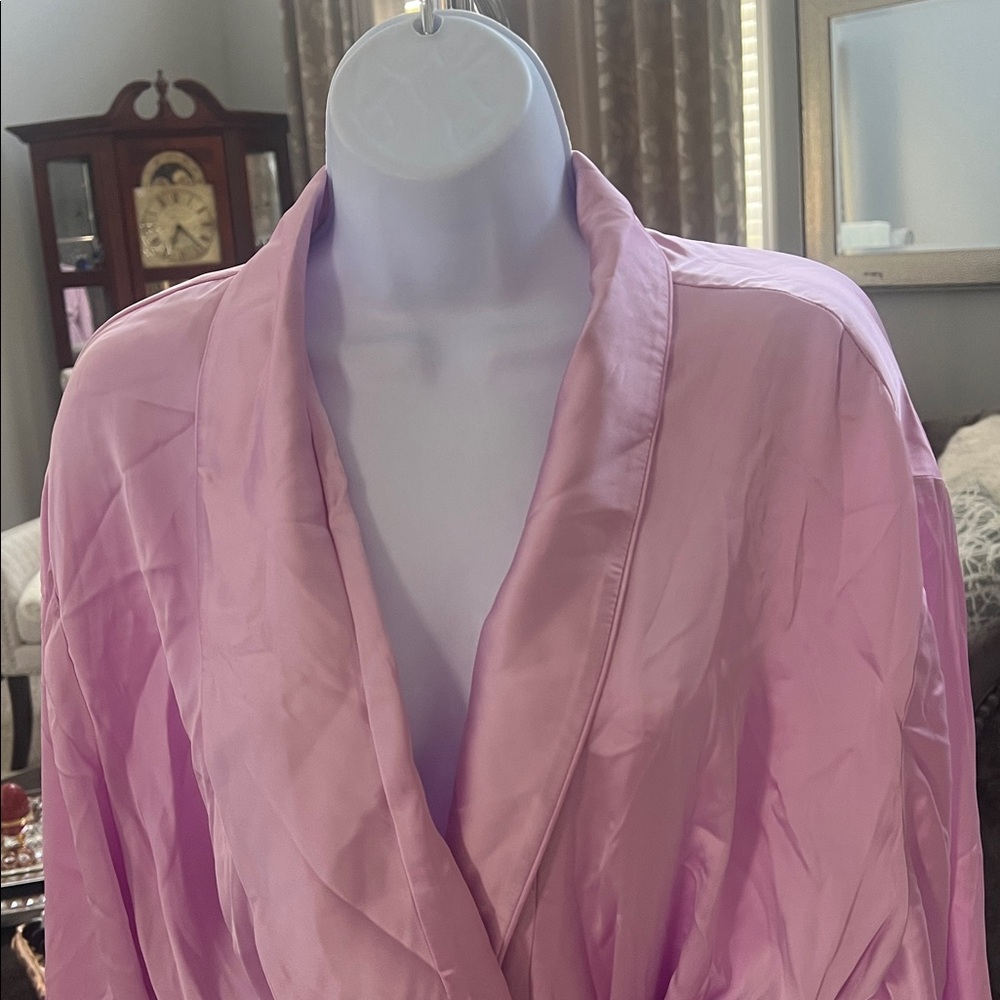 Skims woven shine sleep robe - Picture 3 of 10